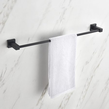 Kibi Cube 24 inch Bathroom Towel Bar KBA1504MB